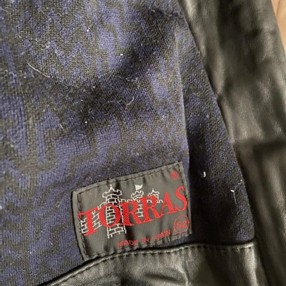 EXCLUSIVE VINTAGE TORRAS MEN LEATHER & SUEDE JACKET - Picture 6 of 6